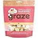 Graze White Chocolate Raspberry Cheesecake Mix with Almonds, Raspberry Fruit Strings, White Chocolate Buttons and Vanilla Cookie Drops, 3.7 Ounce Shareable Bag