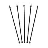 Royal Black Plastic Arrow Picks, Package of 1000