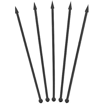 Royal Black Plastic Arrow Picks, Package of 1000