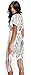 Costyleen Summer Womens Beach Wear Cover up Swimwear Bikini Lace Floral Long Maxi Beach Dress White1 S(fits XS-S)