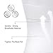 HOTER Mens Slimming Body Shaper Vest Abdomen Slim, White, Large