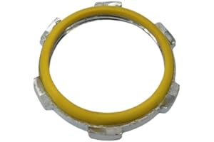 COREX 1 1/4 Inch Steel Sealing Lock Nut - Electrical Conduit Locknut with PVC Molded Gasket for A Weatherproof Seal and Zinc Plated for Corrosion Resistance - 1-Pack