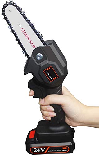 no-branded Mini Chainsaw 4 Zoll Elektrische Kettensäge ohne Schnur, rotable Kettensäge mit bürstenlosen Motoren, eine… – Bild 4