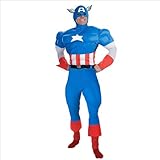 Captain America Classic Muscle Costume - Medium - Chest Size 38-40