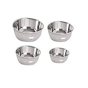 Neelam Stainless Steel 5 22G Diamond Prem Vati, 150 ml, Silver, Set of 12