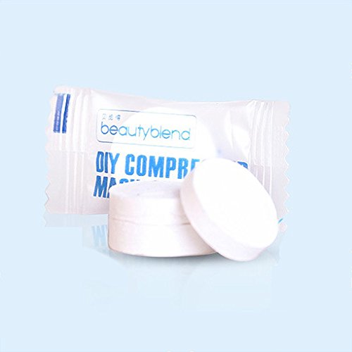 image for Topker 100pcs Silk DIY Water-saving Facial Paper Compressed Masque Dis
