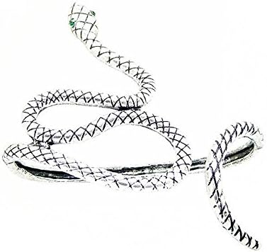 Greatestin Hot Fancy Dress Fashion Punk Bangle Snake Crystal Hand Palm Bracelet Cuff Ring Jewelry
