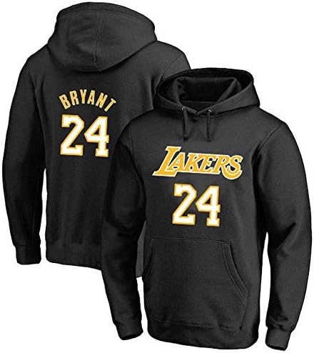 Basketball Jersey - Lakers Kobe Bryant 24# Men's Jersey Long Sleeve T-Shirt Print Hooded Top Casual Comfort Sweatshirt