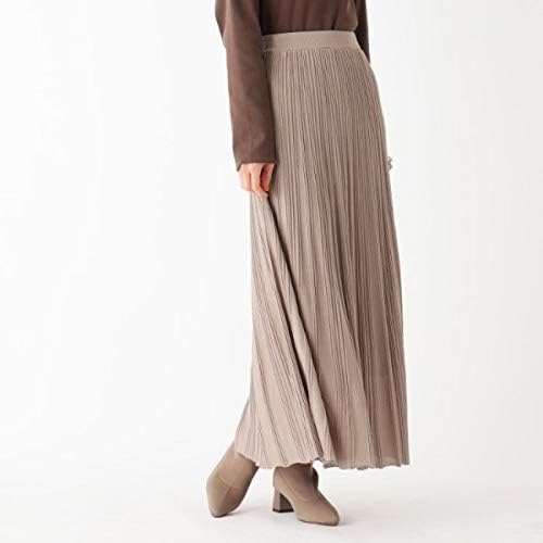 Amazon オペークドットクリップ マキシ ロングスカート R Nyランダムプリーツ ニットフレアスカート Web限定サイズ レディース ディープブラウン 044 40 L スカート 通販