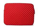 Amazing Accessory (TM) Durable Diamond Shock-Resistant Laptop Sleeve (RED) for ASUS Transformer Book TX300