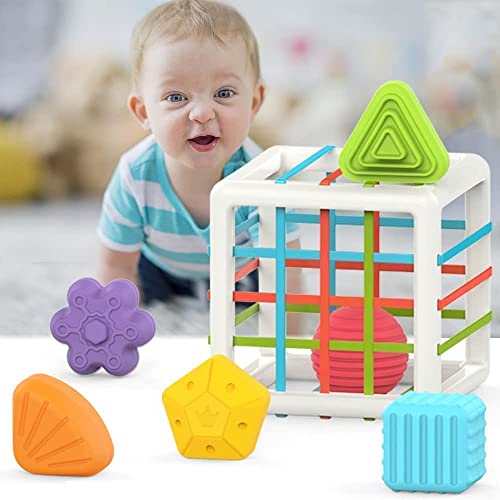 ZNikoyidy Montessori Toys for 1 Year Old, Shape Sorter Baby Toys, Developmental Learning Toys