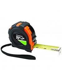 * 2 Pack * 25 ft. X 1" cinta métrica Nonslip carcasa de hule para se graduó en 1 16," 1 8," 1" y 1 foot Stud conclusiones * 2 Pack *