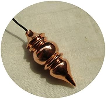 mysticalindia Brass Metal Healing Pendulum Copper Plated Dome Chamber Reiki Meditation Healing Dowsing.