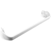 SAQXK 240534701 Refrigerator Middle Door Shelf Rack Bar Fit Frigidaire | Replace AP3214631, 948952, PS734936, Max Length 24-3/4", Depth 5-7/8", Compatible with Frigidaire or Kenmore Retainer Rail