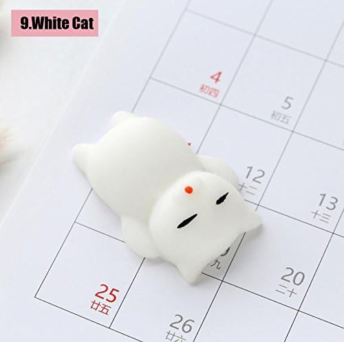Lovely White Cat Squishy Healing Squeeze Fun Kid Toy Gift Stress