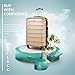 Coolife Luggage Expandable Suitcase PC+ABS 3 Piece Set with TSA Lock Spinner Carry on 20in24in28in