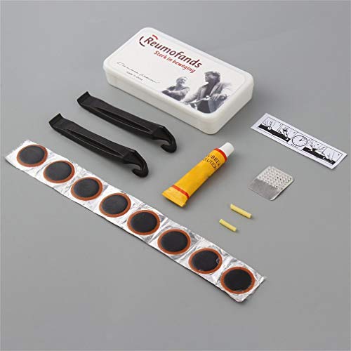 Coldcedar 14 in 1 Bicycle Flat Tire Repair Patch Glue Lever Cement Tyre Rubber Tube Kit