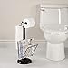 Better Living Products 54520 Toilet Caddy Tissue Dispenser with Magazine Rack, Oil Rubbed Bronze