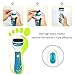 Abody Rechargeable Electric Foot Callus Removers, Professional Powerful Electronic Pedi Foot File Pedicure Tools for Feet Hard, Dead, Dry, Cracked Skin & Calluses with 2 Fine Roller Heads, Blue