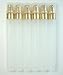 12pcs. 10ml. Empty Perfume Glass Bottle Atomizer Spray Gold Caps.