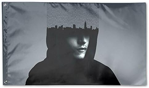 SGYKOUI Mr Robot Deluxe Flag, 3 X 5', Multicolor.
