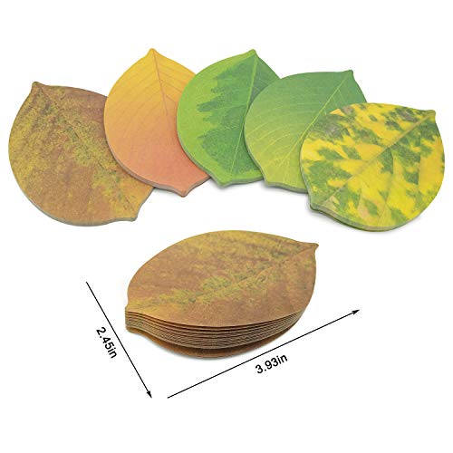 Cute Tree Leaf Sticky Notes/Paper Memo Self-Adhesive Notes, 3.93