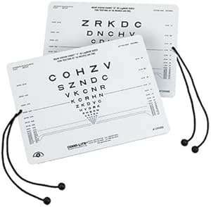 amazoncom sloan letter near vision eye chart health