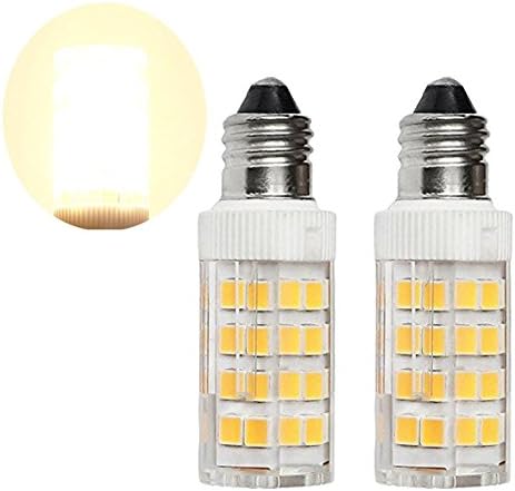 E11-based LED bulbs, 4W (40W Halogen alternative equivalent) 400 lumens, 110-130v 3000K warm white-2pack