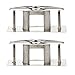 Amarine Made Boat Marine Stainless Steel 316 Pull up Cleat Flush Mount Cleat Lift - 6 Inch