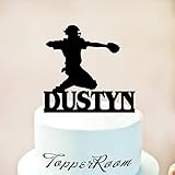 Baseball Cake Topper With Name,Baseball