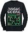 Santa Video Game Ugly Christmas Sweater Holiday Youth Kids Long Sleeve T-Shirt
