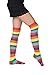 Isadora Paccini Women's Colorful Patterned Over The Knee Socks