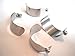 Four (4) Rainbow vacuum c-clip push-button lock/springs for e-series wand/tube