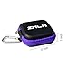 Earbud Carrying Case, ZMLM Mini Storage Pouch with Carabiner for Flash Drive Earphones Headphones USB Cable 4-Pack in 4 Colors
