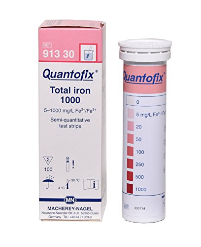 Quantofix 1138892 Total Iron 1000 Test Stick 6mm x 95mm Pack of 100