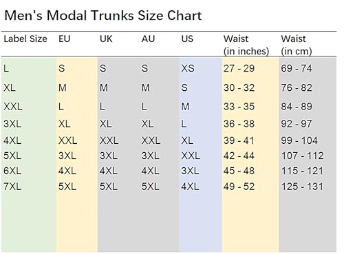 Zingther Traceless Breathable Ice Silk Cool Underwear Trunks Pack of 4 for Men and Big Boys