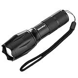 LED Flashlight, MAIKAIRUI A100 1000 Lumens Portable Ultra Bright Tactical Flashlight Water Resistant Adjustable Focus 5 Light Modes