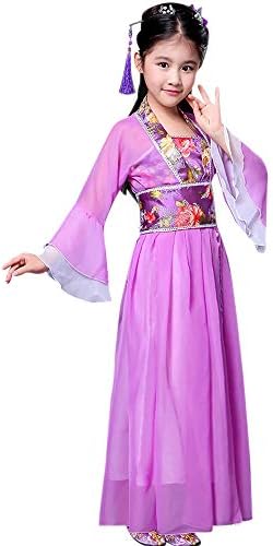 LONMEI Unisex Hanfu Costumes - Chinese Style Ethnic Girls'Dress Dance Performance Hanfu