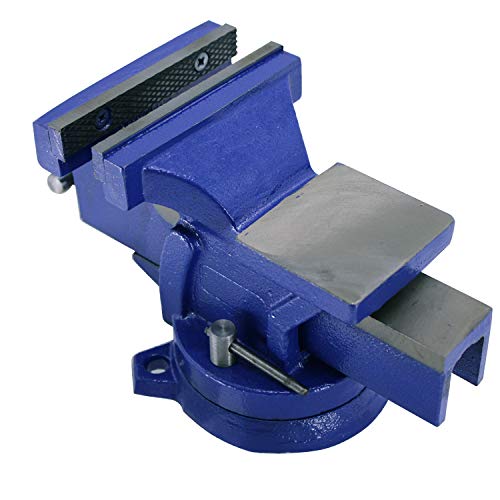 HFS (R) 5" Heavyduty Bench Vise Anvil Swivel Locking Base