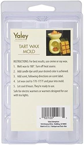 Yaley 110882 Tart Candle Mold, 8 Cavity