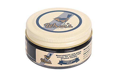 Wren's Leather Cream Classic, premium quality shoe cream polish (Black)