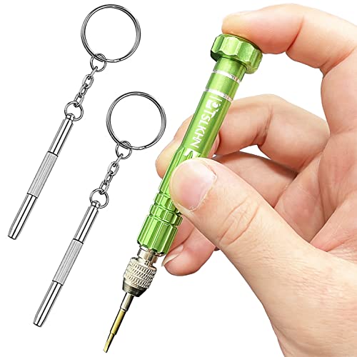PTSLKHN Eyeglass Repair Kit Screwdriver, 5-in-1 Multifunctional