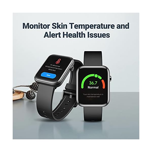Ticwatch GTH smartwatch up to 10 Days Battery Life with Skin Temperature Measurement Blood Oxygen 24h Heart Rate…