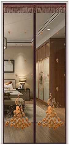 Chinese Cartoon Animal Magnetic Screen Door Free Punching Self-Priming Anti-Mosquito Partition Curtain 90 * 190Cm