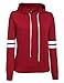 Zeagoo Women Pullover Hoodie Striped Long Sleeve Casual Sweatshirt
