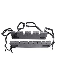 NUZAMAS   Soporte para caña de pescar portátil, soporte para reposacabezas, soporte de almacenamiento para coche, SUV, furgoneta, techo superior