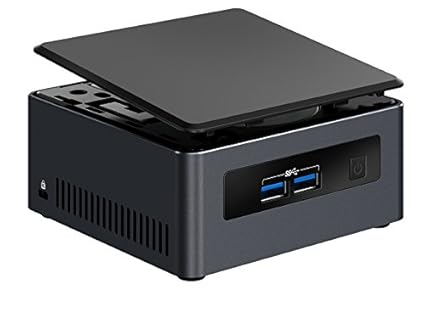 Intel NUC NUC7i3DNHE BGA 1356 2.40GHz i3-7100U UCFF Schwarz, BLKNUC7I3DNH2E