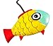 Allen Designs Wide Eyed Fishy Pendulum Wall Clock Fish