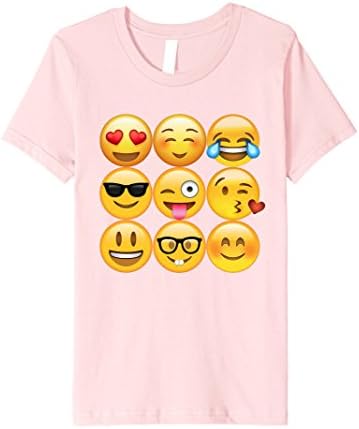 Kids Emoji Shirt 8 Pink