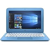 HP Stream 11.6 inch Flagship Laptop, Intel Celeron Core up to 2.48GHz, 4GB RAM, 32GB Solid State Drive, WiFi, Bluetooth, Webcam, USB 3.0, Windows 10 Home, Blue (Certified Refurbished)